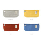 Color - ROMANE 365 Cotton Flat Zipper Pencil Case