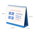 Size - Indigo 22-23 18 Months Desk Standing Calendar