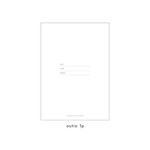 Outro - Wavydays Large Grid Lined Notebook