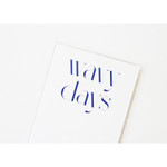 Wavydays Large Grid Lined Notebook