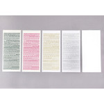 Calligraphy Alphabet Number Sticker Pack