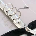 Ring size - Second Mansion Checker Board 6-ring A5 Grid Notebook Set