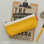 Mustard - Second Mansion Etudes Zipper Pencil Case Pouch