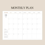 Monthly plan - Indigo 2023 Official A5 Dated Weekly Planner Scheduler