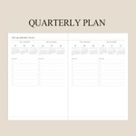 Quarterly plan - Indigo 2023 Official A5 Dated Weekly Planner Scheduler