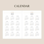 Calendar - Indigo 2023 Official A5 Dated Weekly Planner Scheduler