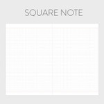 Square note - Indigo 2023 Prism A5 Dated Monthly Diary Planner