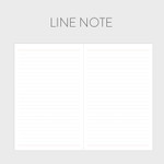 Line note - Indigo 2023 Prism A5 Dated Weekly Diary Planner
