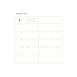 Monthly plan - 2023 Notable memory slim handy dated monthly planner