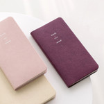 Red wine - 2023 Notable memory slim handy dated monthly planner