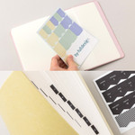 Detail of 2023 Notable memory slim B6 dated monthly planner
