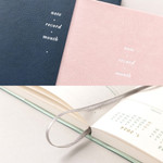 Detail of 2023 Notable memory slim B6 dated monthly planner