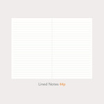 Lined note - 2023 Paperian A'round B6 Dated Weekly Diary Planner