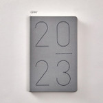 Gray - 2023 Premium Basic Dated Monthly Planner