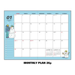 Monthly plan - 2023 Colorpoint B6 Dated Monthly Diary
