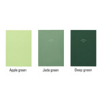 Apple green, Jade green, Deep green - 2023 Table Talk B5 Dated Monthly Planner Diary