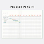 Project plan - 2023 Table Talk B5 Dated Monthly Planner Diary