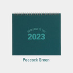 Peacock green - 2023 Good Luck To You Standing Flip Calendar
