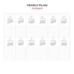 Yearly plan - 2023 Simple A5 Large Dated Monthly Planner