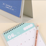 Wanna This 2023 Round A5 Standing Flip Desk Calendar