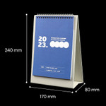 Wanna This 2023 Round A5 Standing Flip Desk Calendar