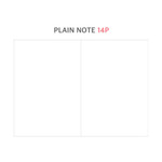 Plain note - 2023 Mon Journal B6 Dated Monthly Diary Planner