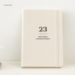 Milk ivory - 2023 Mon Journal B6 Dated Monthly Diary Planner