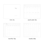 Contents - Sequence to Sequence 6 months Dateless Weekly Diary