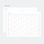 Yearly plan - 2023 Hello B6 Dated Weekly Planner