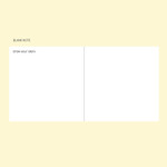 Blank notes - 2023 Square Your Dated Weekly Diary Planner