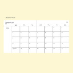 Monthly plan - 2023 Square Your Dated Weekly Diary Planner