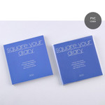 Clear PVC cover - 2023 Square Your Dated Weekly Diary Planner