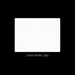 Lined notes - 2023 Simple B6 Hardcover Dated Weekly Planner