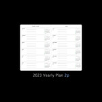 2023 yearly plan - 2023 Simple B6 Hardcover Dated Weekly Planner