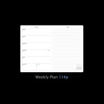 Weekly plan - 2023 Simple B6 Hardcover Dated Weekly Planner