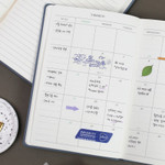 Monthly plan - 2023 Simple B6 Hardcover Dated Weekly Planner