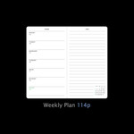 Weekly plan - 2023 Simple Long Hardcover Dated Weekly Planner