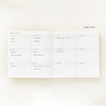Yearly plan - 2023 Salty Nutty Hardcover Dated Weekly Diary Planner