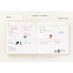 Weekly plan - 2023 Salty Nutty Hardcover Dated Weekly Diary Planner