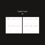 Yearly plan - Composition Snap Square Undated Weekly Diary