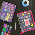 Retro 6-Ring A5 Zippered Dateless Diary