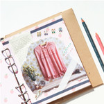 Example of use - Jam studio Fruit Pattern 6-ring Wide A6 Paper Refills Set