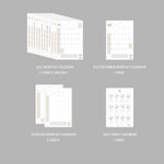 Calendar pages - Play Obje 2023 Cube Press lined Monthly Standing Calendar