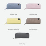 Colors - Byfulldesign Double Pockets Zipper Pencil Case