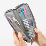 Usage example of Byfulldesign Double Pockets Zipper Pencil Case