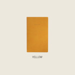 Yellow - Indigo Official Slim PU Lined Notebook