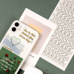 Example of use - Wanna This Twinkle Gold Border Line Sticker Pack