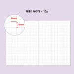 free grid note - Ardium Perfect Study Club Dateless Daily Planner Ver2