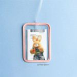 03 pink bunny - Jam studio Dingdong Travel Luggage Name Tag