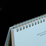 Wire binding - Iconic Flow Dateless Weekly Desk Planner Scheduler